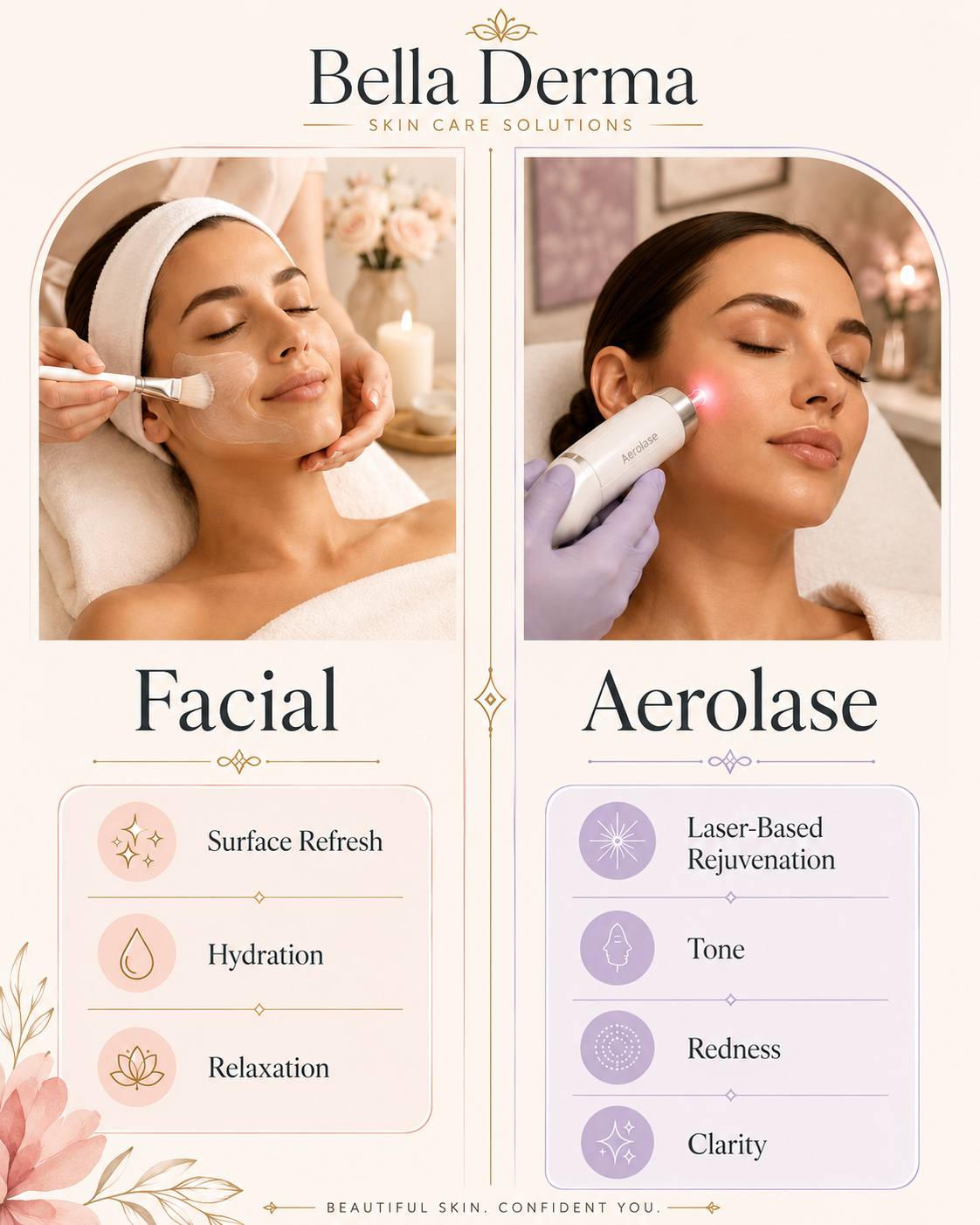 Aerolase Skin Rejuvenation versus facial in Reno