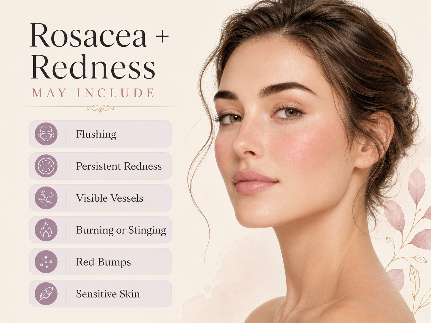 Common rosacea and redness symptoms in Reno