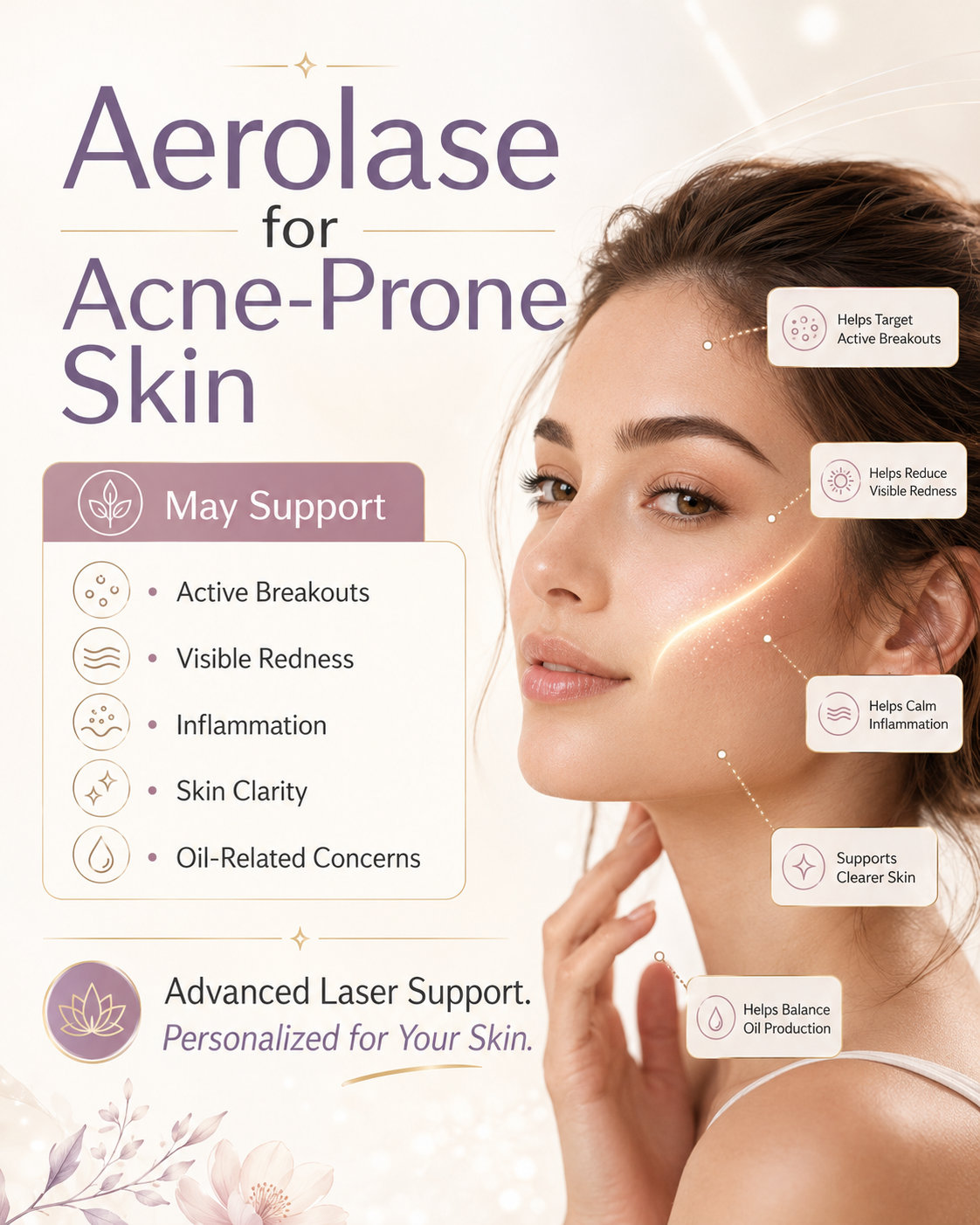 Aerolase acne laser treatment in Reno for acne-prone skin