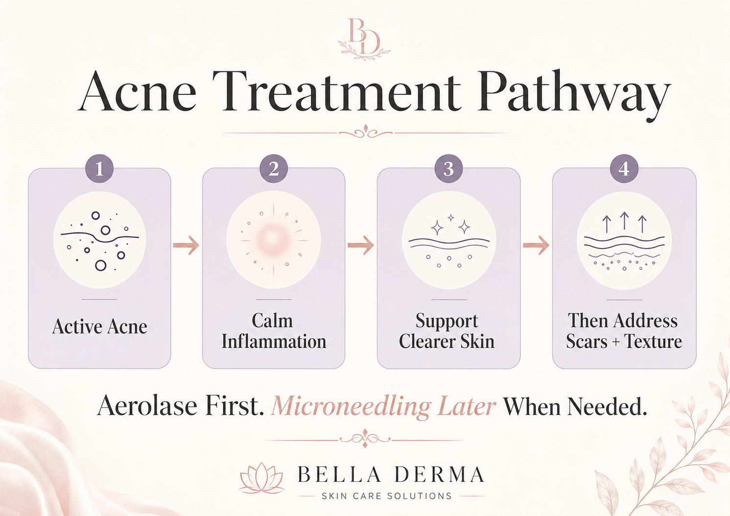 Aerolase before microneedling for acne in Reno