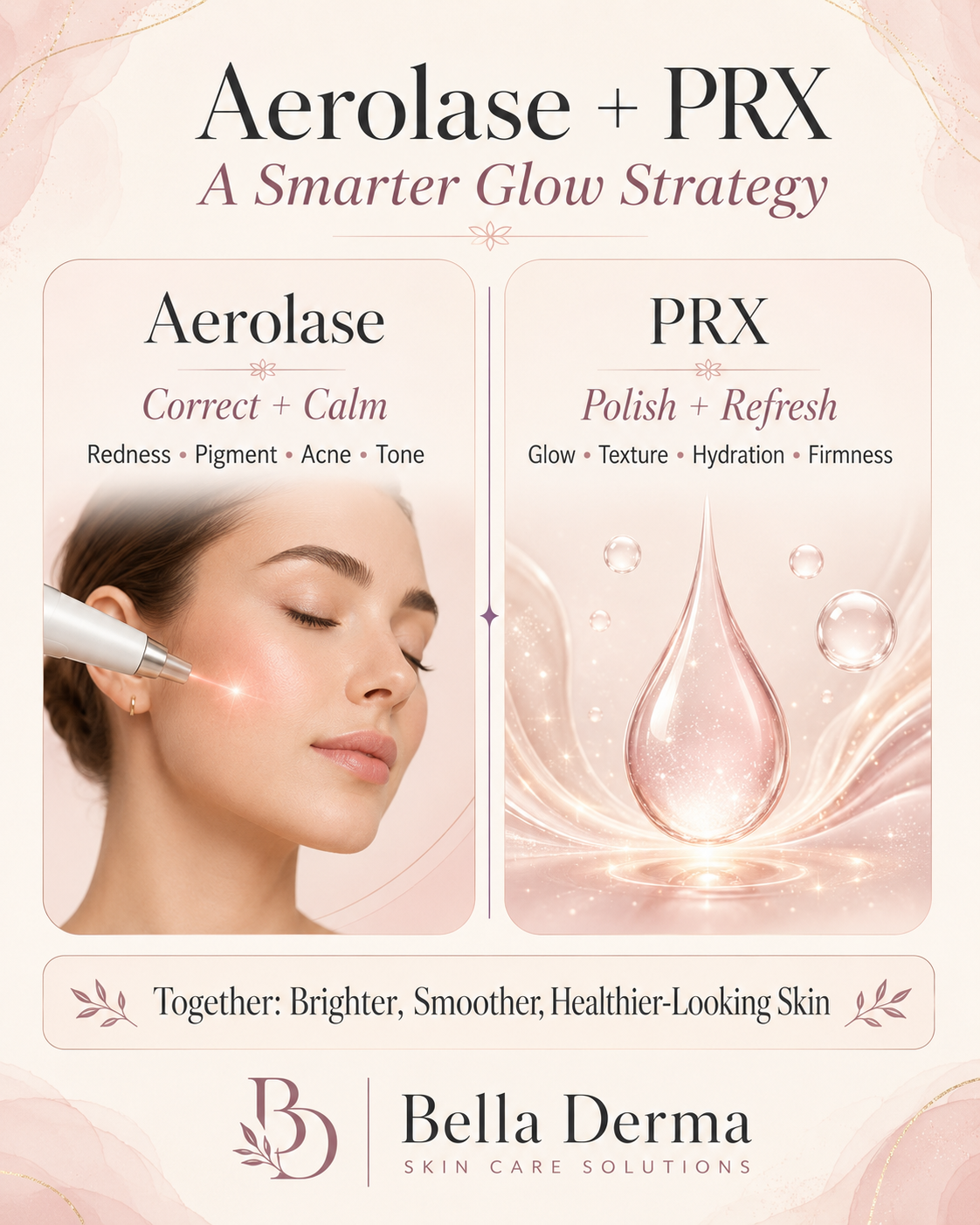 Aerolase and PRX Reno: 7 Reasons This Glow Combination Works 1 Aerolase and PRX Reno treatment pairing for skin rejuvenation