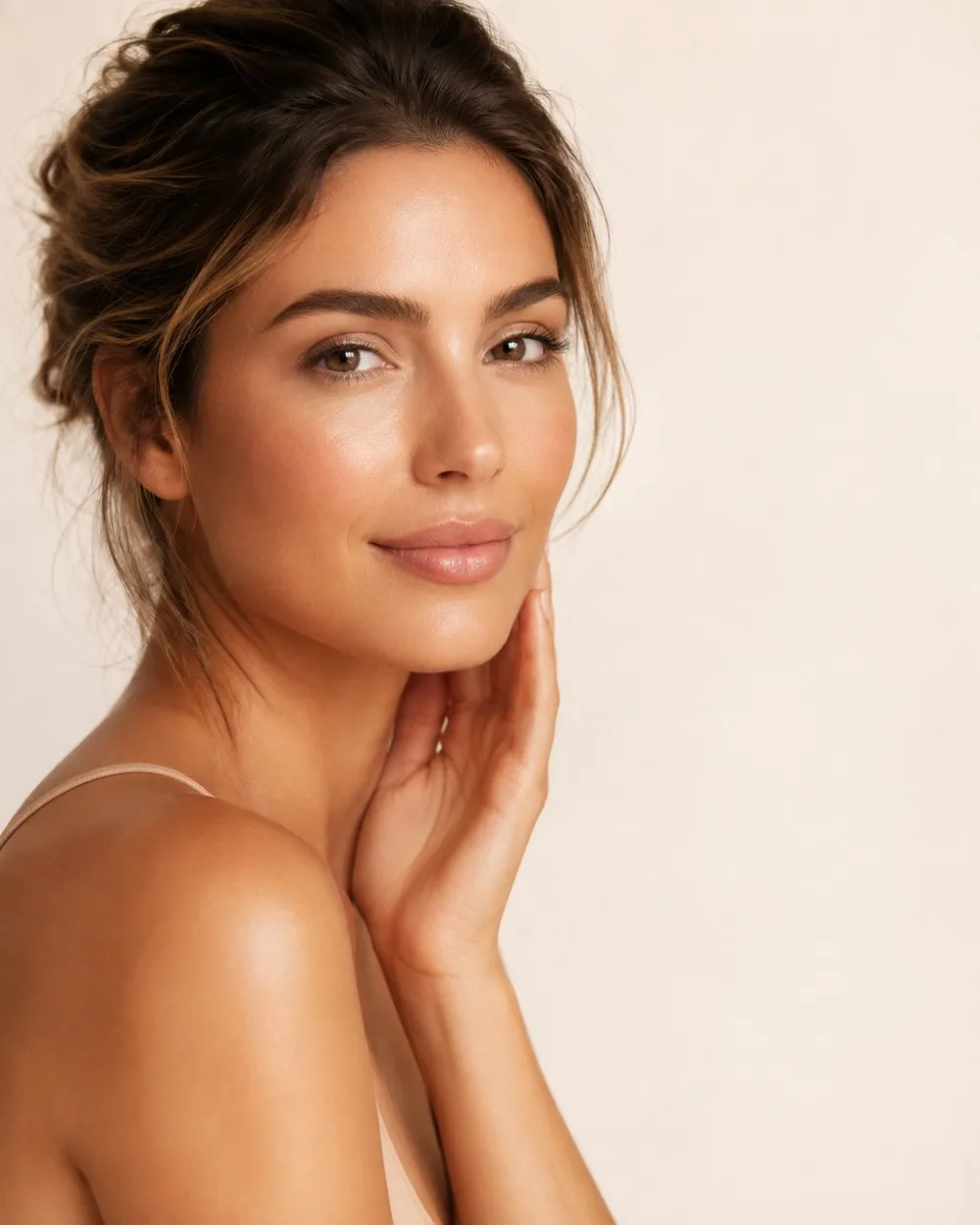 Woman with luminous, healthy-looking skin for Bella Derma’s $299 New-Client Glow Experience in Reno